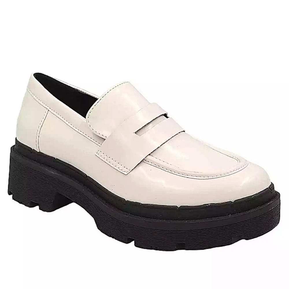 New w/Box Aqua College Saanvi Weatherproof Vegan Lug Sole Penny Loafer Size 8 - Picture 9 of 9